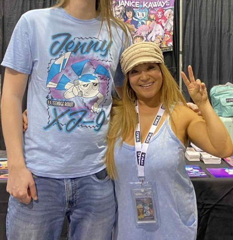 I had a great weekend. (Ft. Janice Kawaye) I had a great weekend. (Ft. Janice Kawaye). Yup... that's a picture of my actual real-life body right next to Janice Kawaye, voice of Jenny Wakeman. I had the c